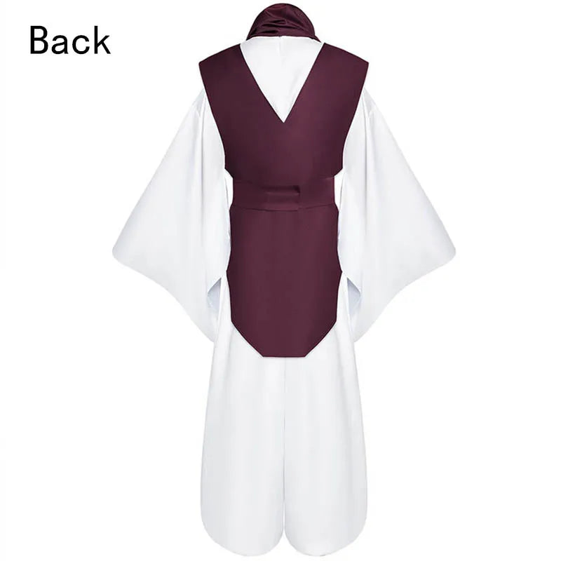 Anime Choso Cosplay Costume with Vest Neck Gaiter Belt White Elastic Pants Halloween Choso Kimono Outfits for Comic Con Quick Pick Grocers