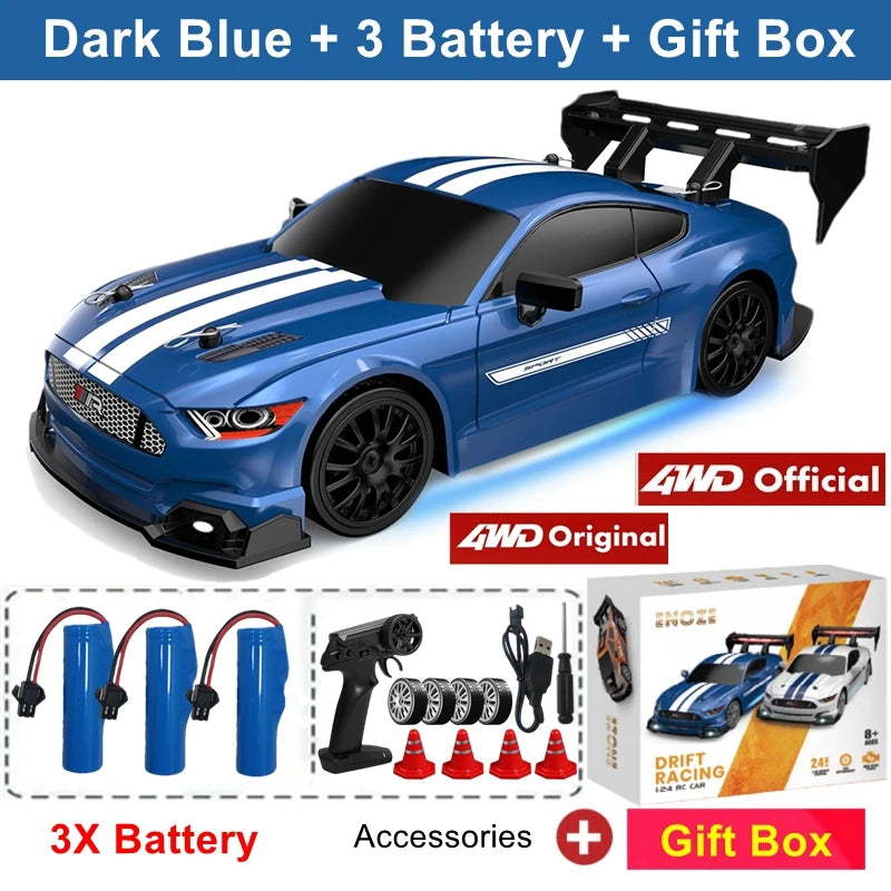 4WD RC Drift Car Remote Control GTRPRO AE86PRO Model 4x4 Racing RTR Radio Truck Vehicle Toy Gift for Boy Girl Children Kid Adult Econic Blanks