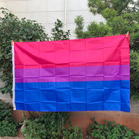 Z-ONE FLAG Rainbow Flag 90x150cm  LGBT genderqueer Genderfluid Gender fluid pride Flag polyester hanging banner for decoration Quick Pick Grocers