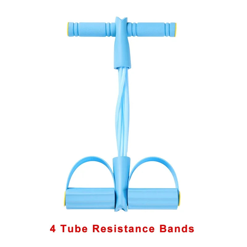 4-Level Resistance Band Tensioner with Non-Slip Handles - Home Fitness Equipment for Abdominal Muscle Training Yoga Abdominal Quick Pick Grocers