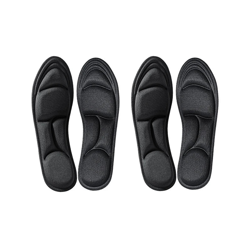 1/2/4/16Pairs 5D Massage Memory Foam Insoles For Shoes Sole Breathable Cushion Sport Running Insoles For Feet Orthopedic Insoles Quick Pick Grocers