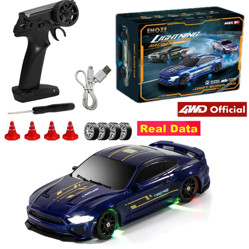 4WD Drift Racing Car 1/64 or 1/43 Mini Remote Controlled High Speed Car Radio Electric Competition Toy Gift For Kids Boys Adults Econic Blanks