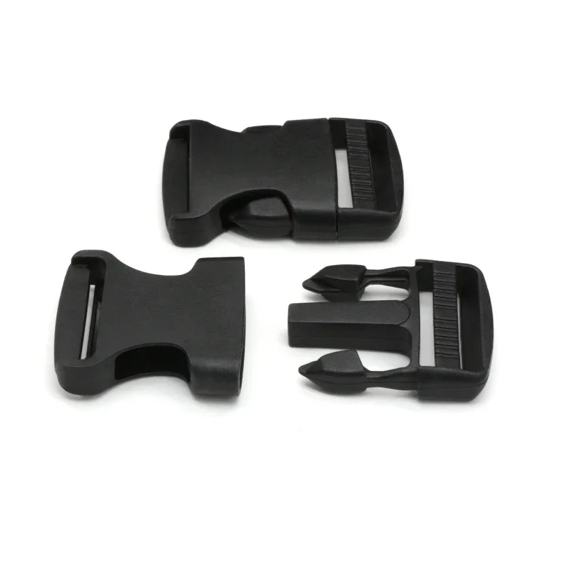 Adjustable Belt Buckles 15/20/25/32/38/50mm Plastic Hardware Dual Side Release Buckles Backpack Belt Bag Parts Strap Webbing Quick Pick Grocers