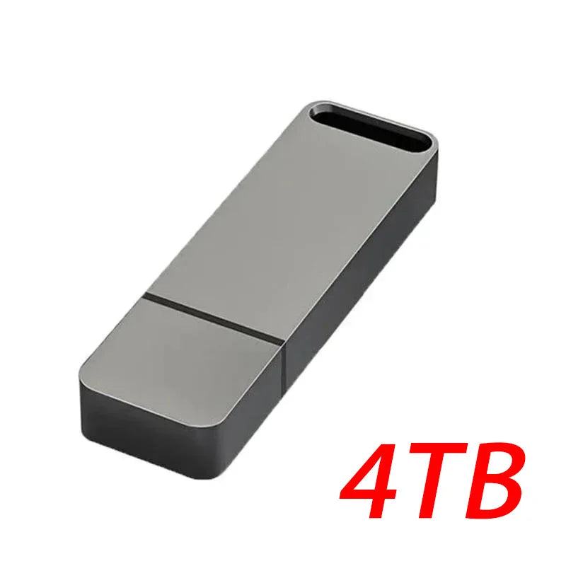 16TB 2TB USB Metal Flash Drive 8TB Large Capacity Portable Pendrive USB 3.0 High-Speed File Transfer Waterproof U Disk Universal Quick Pick Grocers