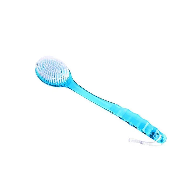 Back Body Bath Shower Sponge Scrubber Brushes With Handle Exfoliating Scrub Skin Massager Exfoliation Bathroom Brush Quick Pick Grocers