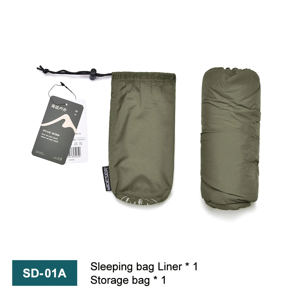 Outdoor Camping Sleeping Bag Liner Ultralight Mummy Sleeping Bag Backpack Liner Single Person Travel  Sleeping Bag