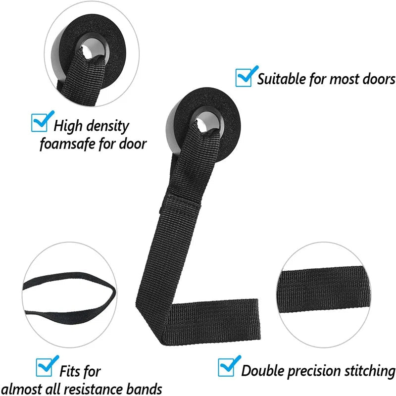 1/2pcs Elastic Resistance Door Anchor Holder Bands Tube Doorway Sport Fitness Equipment for Effective Working-out Accessories Quick Pick Grocers