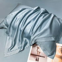 Natural Mulberry Silk Duvet Cover Comfortable Solid Color Quilt Cover Single Double King Size Comforter Cover Soft Skin Friendly Quick Pick Grocers