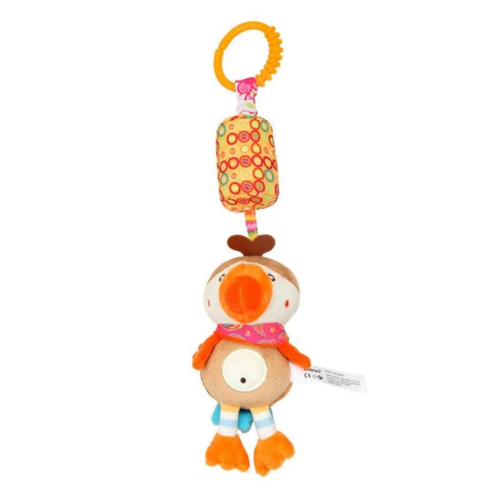 Newborn Baby Plush Stroller Toys Baby Rattles Mobiles Cartoon Animal Hanging Bell Educational Baby Toys 0-12 Months Speelgoed Purest Peak
