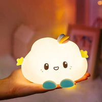 Cute Cloud Night Light Home Decoration Cartoon Creative Table Lamp Portable Mini Bedside Lamp Children Baby Quick Pick Grocers