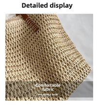 Hand-woven Women's Shoulder Handbag Bohemian 2025 Summer Fashion Straw Beach Tote Bag Travel Shopper Weaving Shopping Bags Quick Pick Grocers
