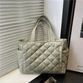 Rectangular Large Capacity Single Shoulder Bag for Commuting To Work Korean Style Women's Tote Bag Lightweight Casual Handbag Quick Pick Grocers