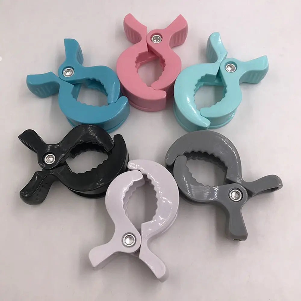 2pcs Baby Stroller Clamp Alligator Clip Pram Peg Portable Stroller Hook Baby Car Seat Clips Toddler Baby Stroller Accessories Purest Peak
