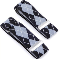 1 Pair Elastic Adjustable Armband Anti-Slip Shirt Sleeve Holders Arm Band Sleeve Bracelet Anti-Slip Shirt Sleeve Holders Quick Pick Grocers
