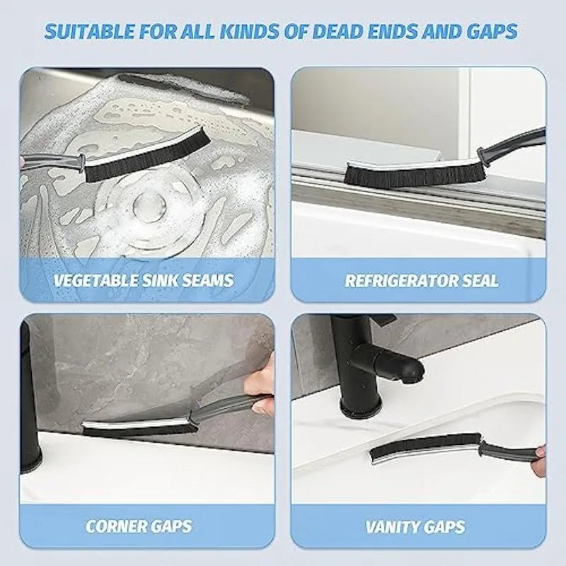 Hard Bristle Crevice Cleaning Brush for Fine Seam Corners Groove Window Cleaning Tools Kitchen Bathroom Home Tiles Joints Brush Econic Blanks