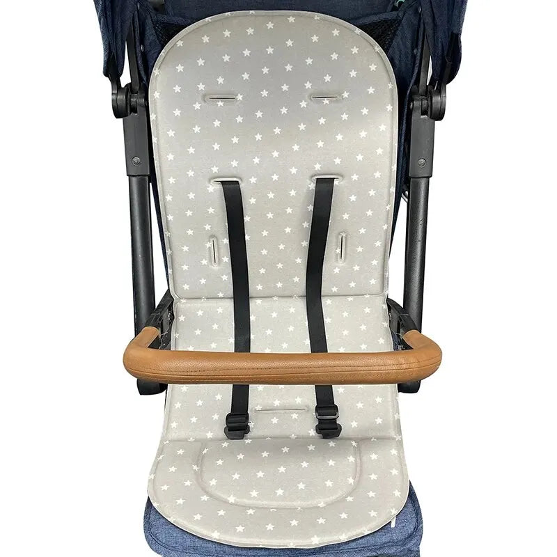 Stroller Seat Cushion Soft Baby Pushchair Car Cart High Chair Seat Trolley Cushions Kids Stroller Mattress Soft Pad Large Sizes Purest Peak