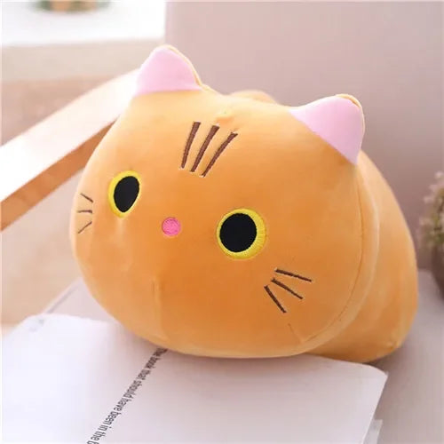 20cm Cute Soft Cat Plush Pillow Sofa Cushion Kawaii Plush Toy Stuffed Cartoon Animal Doll Lovely Gift Quick Pick Grocers