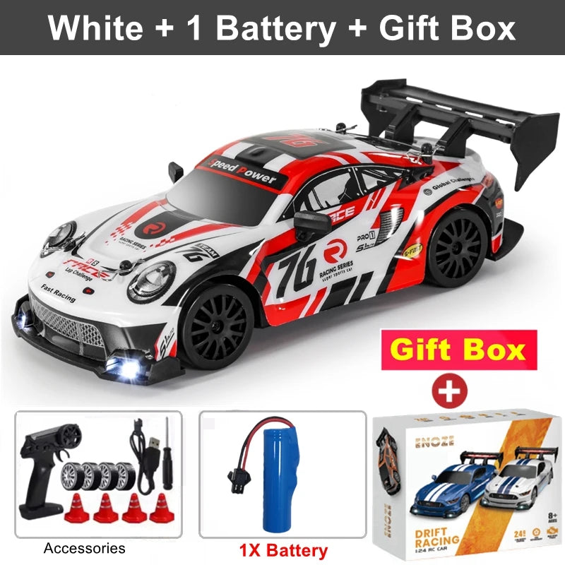 4WD RC Drift Car Remote Control GTRPRO AE86PRO Model 4x4 Racing RTR Radio Truck Vehicle Toy Gift for Boy Girl Children Kid Adult Econic Blanks