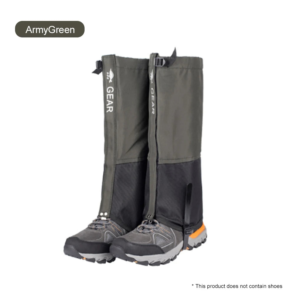 Outdoor Travel Leg Warmers Hiking Leg Gaiter Waterproof Legging Shoes Hunt Climbing Camping Winter Tourist Snow Foot Cover Quick Pick Grocers