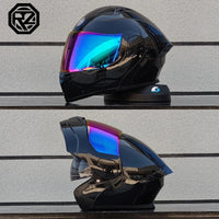 ORZ Personalised Motorcycle Full Face Helmet Men Women Fashion Dual Lens Helmets Motocross Racing Modular Flip Up Casco Moto Quick Pick Grocers