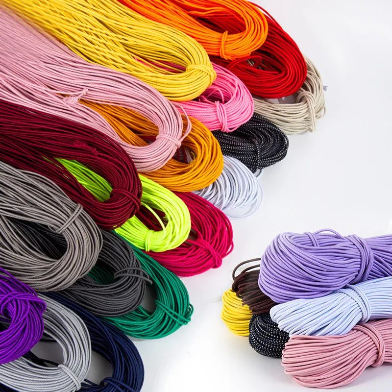 1.0/ 1.2/ 1.5/ 2.0/ 2.5mm Elastic Band Elastic Thread DIY Handmade Beaded For Jewelry Making Sewing Accessories DIY Econic Blanks