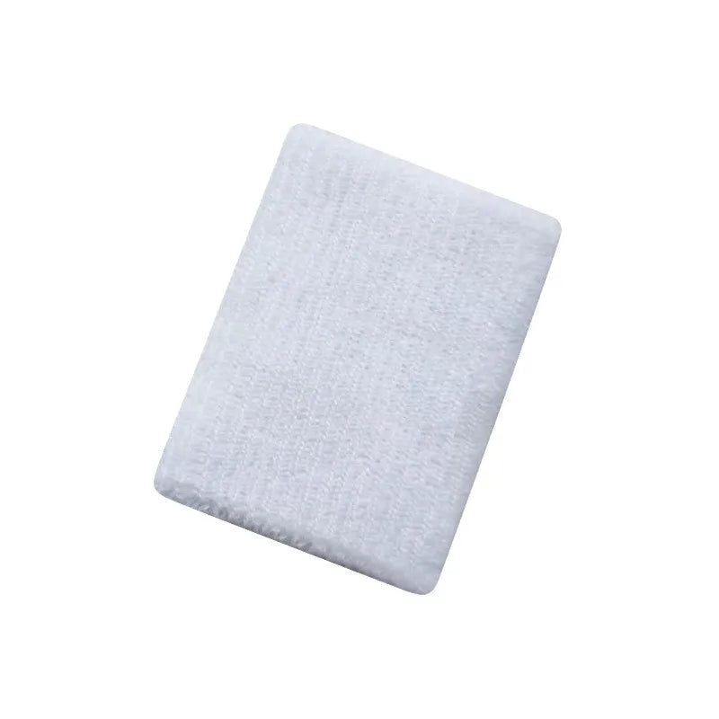 New Breathable Cotton Wristband Set for Men and Women Sweat Absorbent Wrist Sweatbands for Tennis Football Basketball Running Quick Pick Grocers