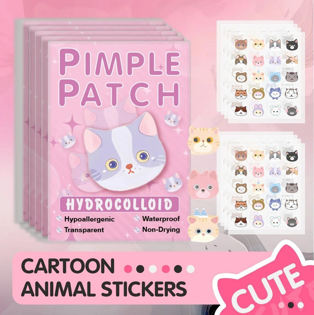 600pieces of cartoon cat acne patches, facial acne patches, concealer acne patches, and pimples patches. Ultra-thin and breathab Econic Blanks