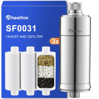 Wheelton Household Shower Water Filter - Filter Water Reduces Chlorine Heavy Metal  Sediment Improves Dry Itchy Skin & Hairloss Quick Pick Grocers