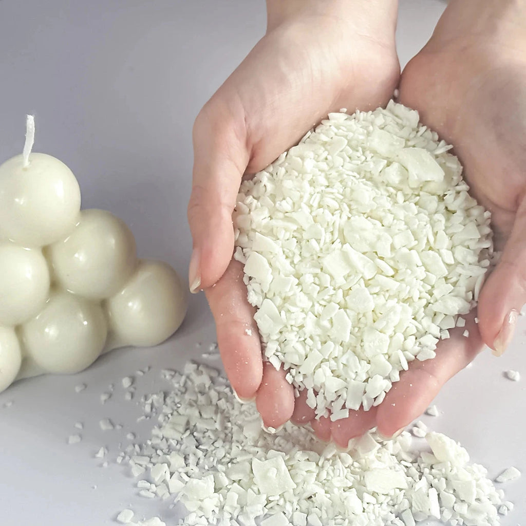 500g/1kg Pure Soy Wax Paraffin Material Pre-Soy Wax-Core Pigments Aromatherapy Pure Paraffin Wax DIY Handmade Candles Crafts Econic Blanks