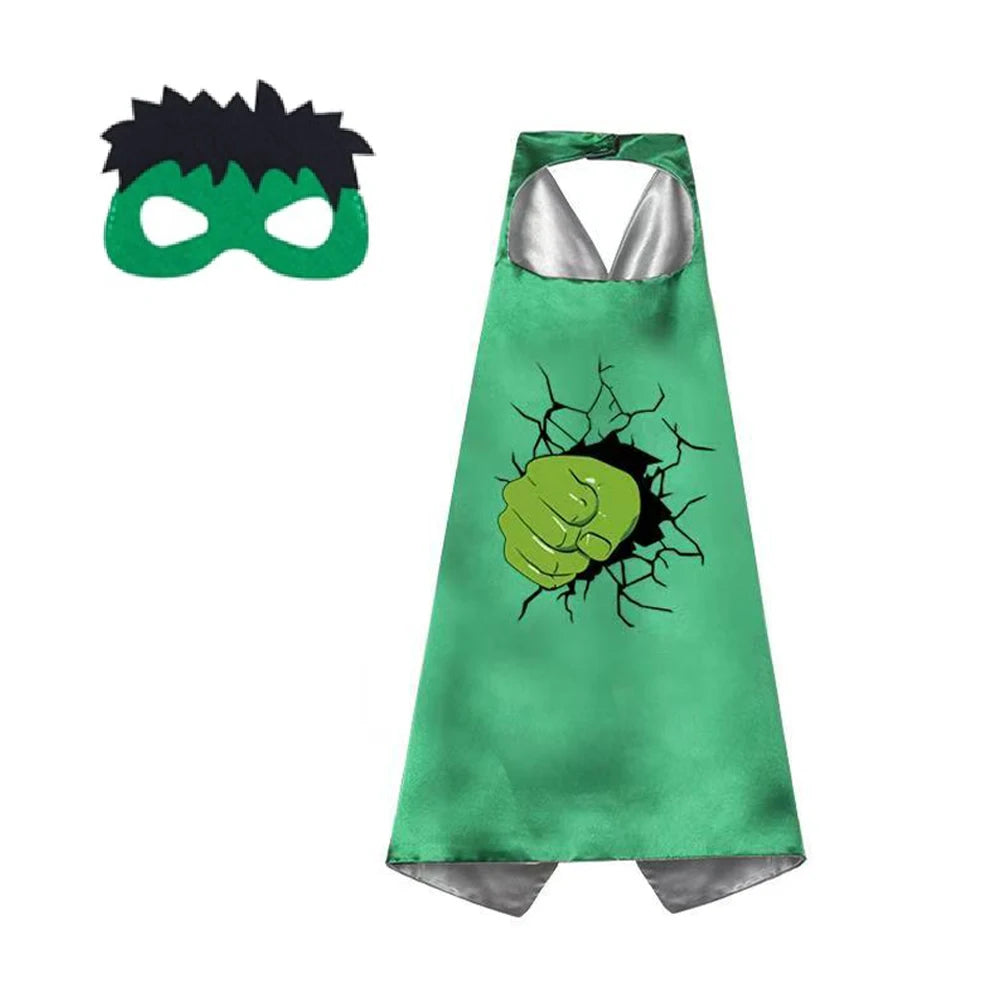 Superhero Capes for Boy girl birthday Gifts Cartoon Dress Up Costumes Party Supplies Easter halloween cape cloak Quick Pick Grocers