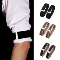 1 Pair Elastic Adjustable Armband Anti-Slip Shirt Sleeve Holders Arm Band Sleeve Bracelet Anti-Slip Shirt Sleeve Holders Quick Pick Grocers