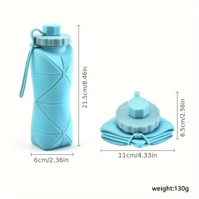 New Creative Silicone Folding Water Cup Outdoor Portable and Scalable Water Cup Sports Water Bottle Travel Water Cup Handy Cup Econic Blanks