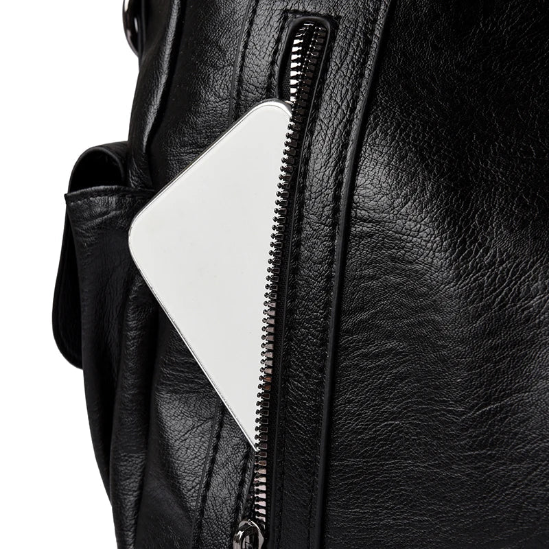 Pu shoulder bag fashionable temperament zipper opening design daily commuter handbag Quick Pick Grocers