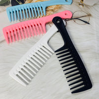 Hairdress Comb Heat Resistant Woman Wet Hook Curly Hair Brushes Pro Salon Dyeing Styling Tools Coarse Wide Spikes Tooth Quick Pick Grocers