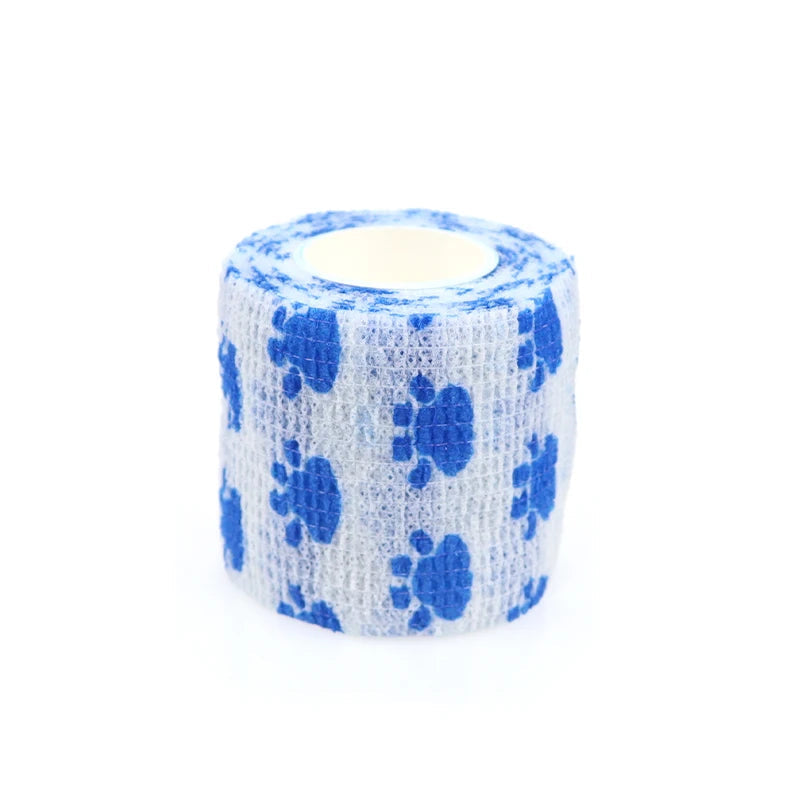 24 Rolls Elastic Bandage Self Adhesive Bandage Wrap Cohesive Tape Vet Wrap for Dog Cat Horse Pet Animals Ankle Sprains Quick Pick Grocers