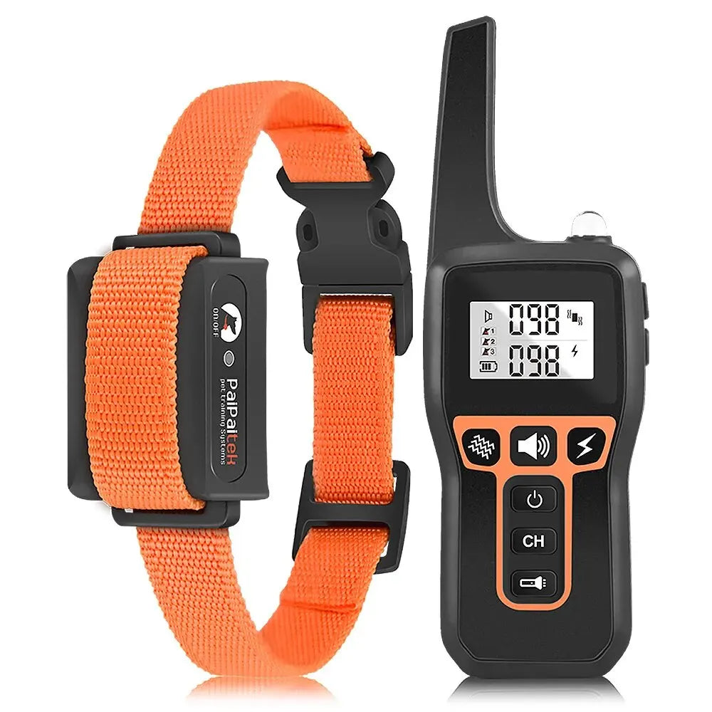 1000M Dog Training Collar ,Universal Dog Bark Collar,Waterproof Rechargeable ,Dog Shock Collar with Remote and Auto Modes Collar Quick Pick Grocers
