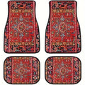Car Floor Carpet Set of 4 Piece Persian Rug Design Auto Interior Floor Mats Durable Front & Rear Carpets for Car Truck S Quick Pick Grocers