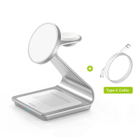 Bonola Magnetic 3 in 1 Wireless Charger for iPhone 17/16/15/13/14/12 30W Wireless Charging Station for Apple Watch/AirPods Pro Quick Pick Grocers