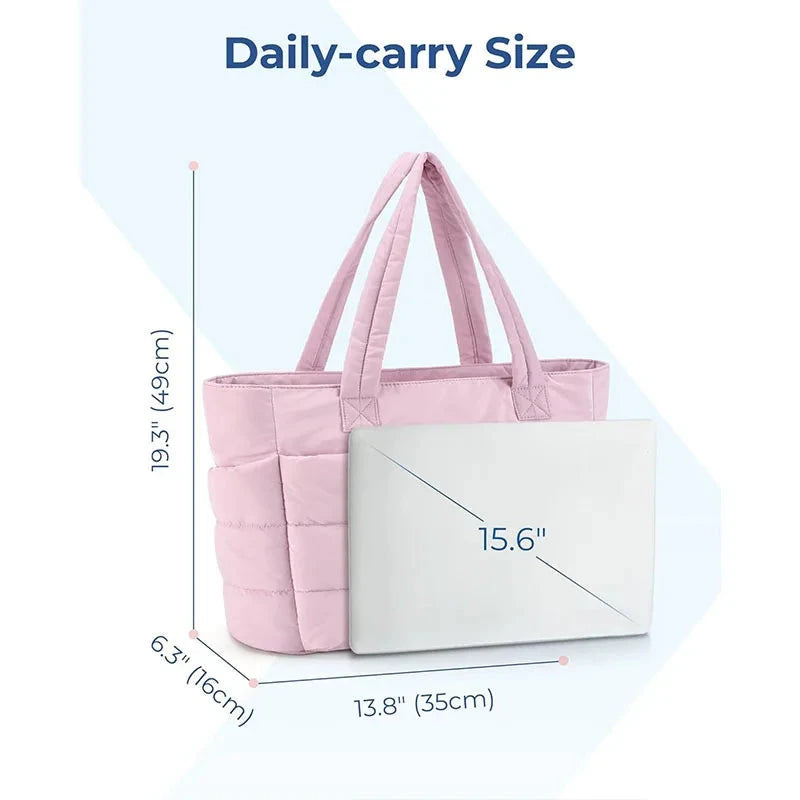New Large Capacity Tote Bag Versatile Handbag for Women Commuting Bag Messenger Shoulder Bag Multiple Pockets Mummy Bag Econic Blanks