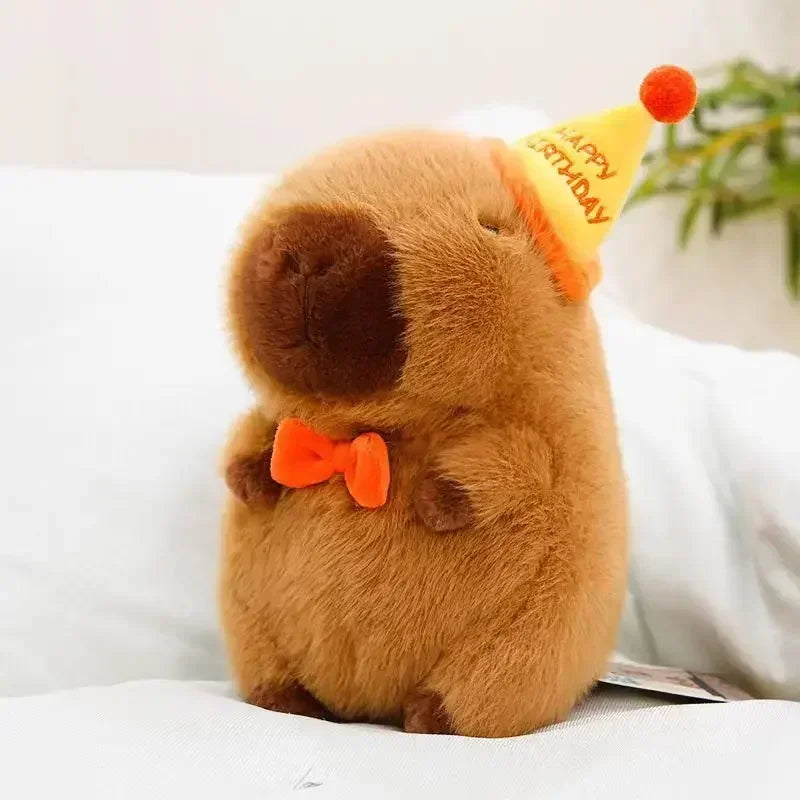 12-32cm Capybara Plush Simulation Capibara Anime Fluffty Toy Cute Doll Stuffed Animals Soft Doll Plush Children Christmas Gift Econic Blanks