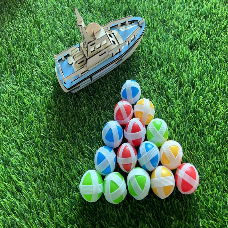 12PCS Kids Sucker Sticky Ball Toy Outdoor Sports Catch Ball Game Set Throw And Catch Parent-Child Interactive Toys Quick Pick Grocers