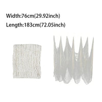 Halloween Bloody Gauze Decorations,Horror Bloody Cloth Bandage,Door Curtainsss,Halloween Haunted House Party Props Quick Pick Grocers