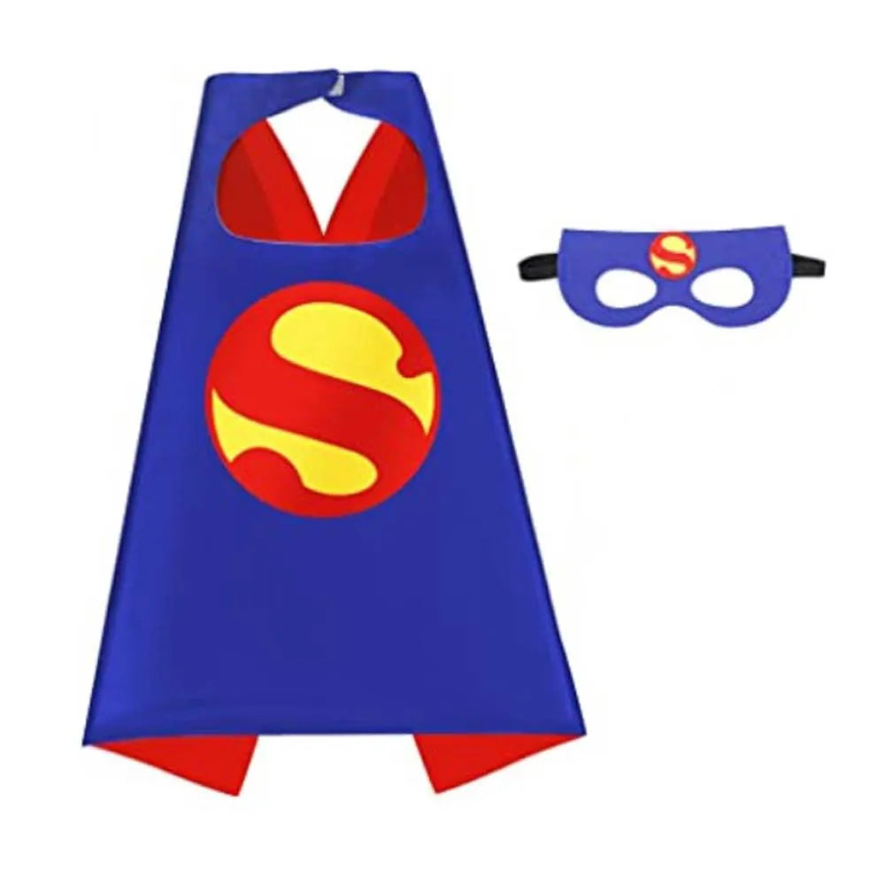 Superhero Capes for Boy girl birthday Gifts Cartoon Dress Up Costumes Party Supplies Easter halloween cape cloak Quick Pick Grocers