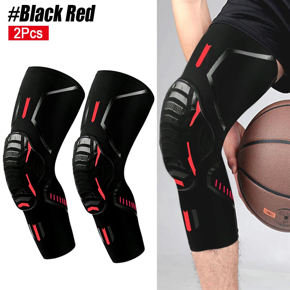 2Pcs/Pair Sport Crashproof Knee Support Pad Elbow Brace Arm Leg Compression Sleeve Outdoor Basketball Football Bicycle Protector Quick Pick Grocers