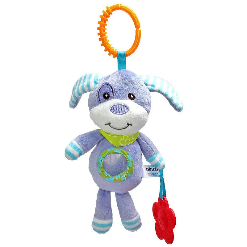 Soft Infant Crib Bed Stroller Mobile Hanging Rattle Baby Educational Toys Brain Developmental Hand Grip Cute Stuffed Animal Toys Purest Peak