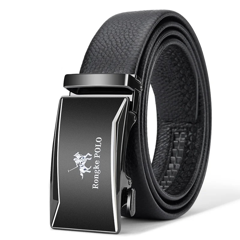 OYIFAN Men Belt Genuine Leather Belt for men Automatic belts Adjustable waistband Business belts 허리띠 Quick Pick Grocers