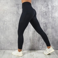 Yoga Fitness Women Leggings High Waist Tights with Pocket Gym Workout Running Stretchy Sexy Butt Liftting Casual Skinny Pants Quick Pick Grocers