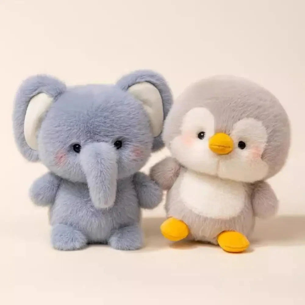 Cute 16cm Plush Companion Doll Capybara Elephant Stuffed Animal Pillow Plush Bear Animal Plush Toy Sleeping Gift Econic Blanks