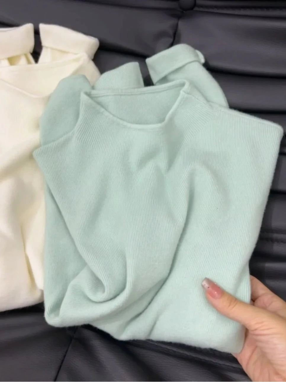 Women's Casual Vintage Knitted Long Sleeve Pullovers 2026 Autumn Winter Fashion Turtleneck Ladies Solid Sweater Woman clothing Quick Pick Grocers