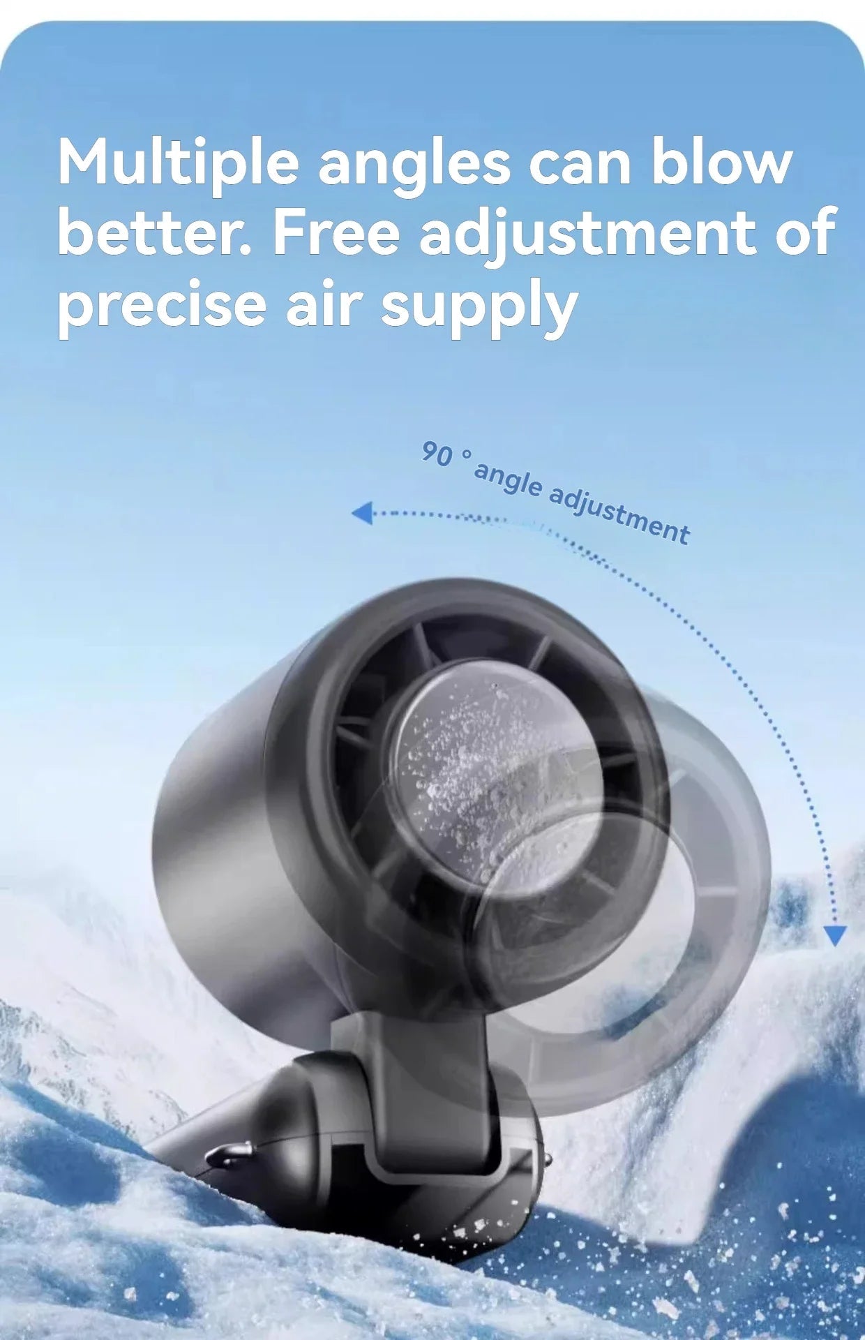 JPNPL 4000mAh Hanging Ice Pack Handheld High-speed Fan Folding 100 Speed Infinitely Adjustable Fan Portable For Outdoor Neck Quick Pick Grocers